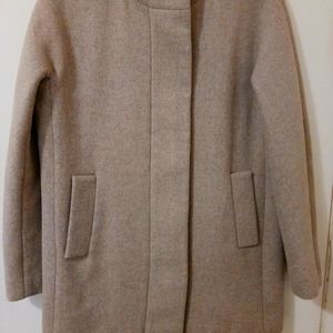 JCrew size 10 women's coat. Light wheat color.